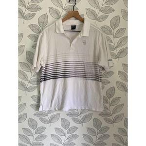 Nike Tennis Dri Fit Striped Polo, Size M